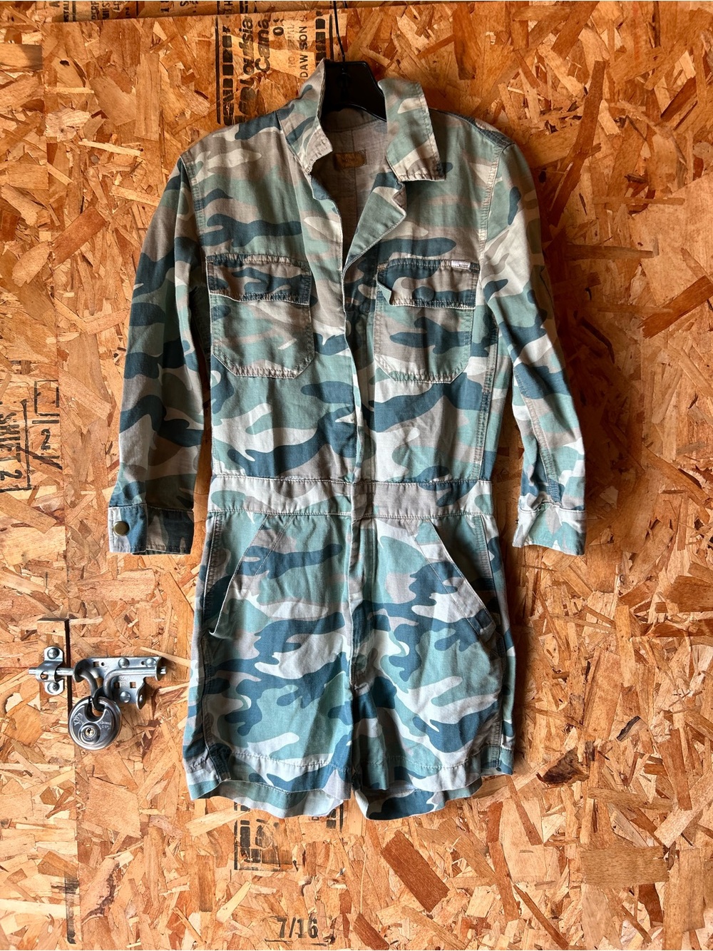 MOTHER The Fixer Short Romper LIKE NEW